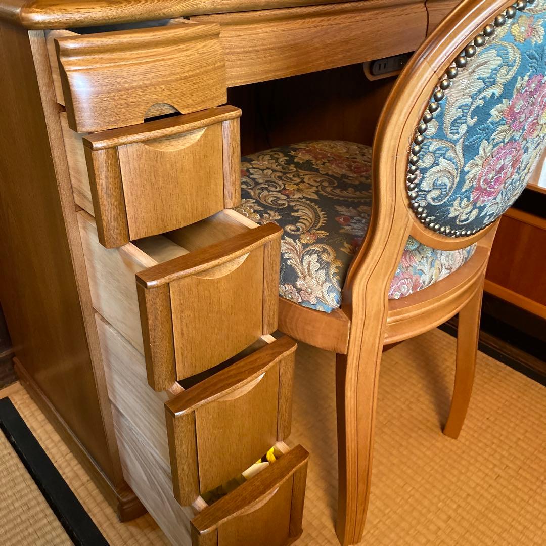 飛騨家具　ドレッサー　三面鏡　飛騨の匠　デザイン賞受賞