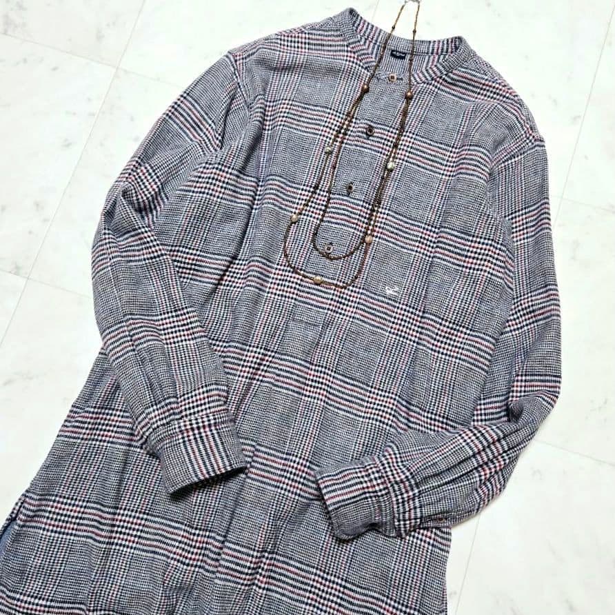 よっちゃん様 45R ★ 二重織の908グーグーシャツ ネルシャツ チェック