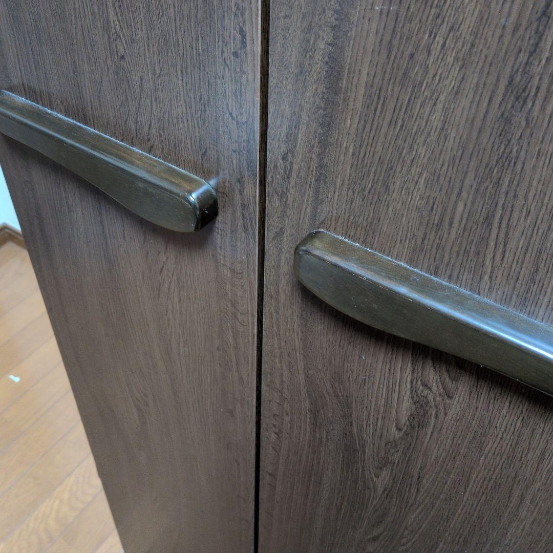 大容量キッチンストッカー　扉収納付　キッチン食品収納　パントリー