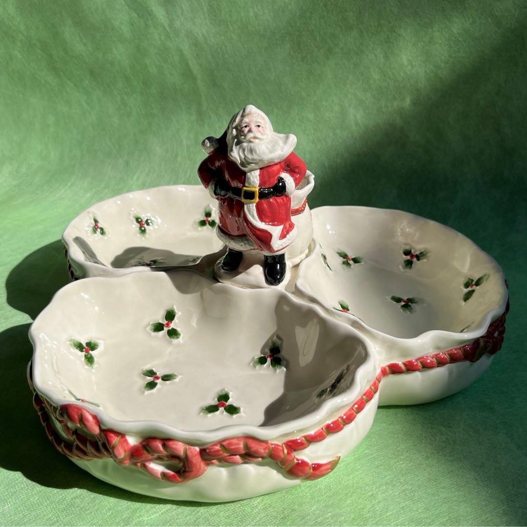 Fitz & Floyd（フィッツ＆フロイド) サンタ　オードブル　クリスマス