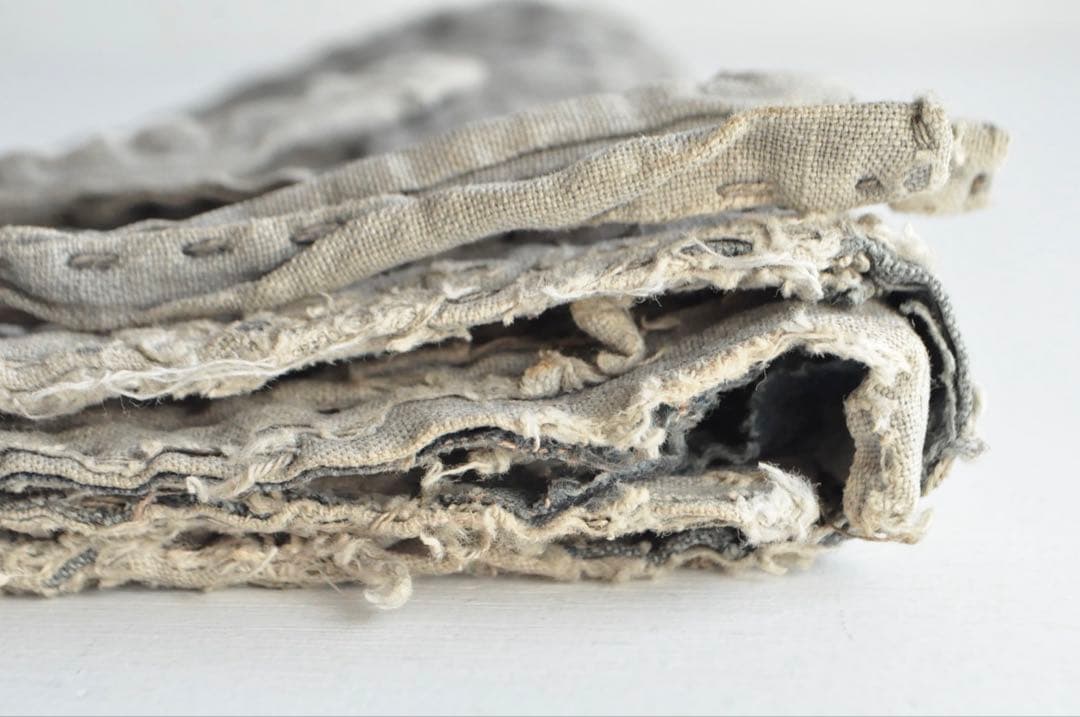 脚絆 襤褸 刺子 藍染 古布 骨董 美術 レトロ 古物 古道具 アンティーク