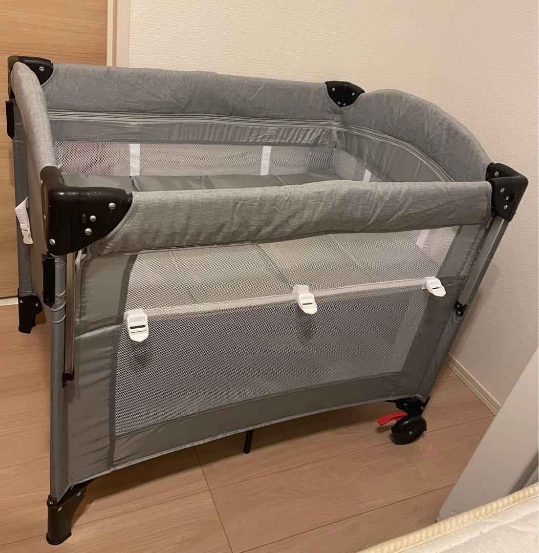 『美品』折りたたみ　ベビーベッド　ベビーサークル