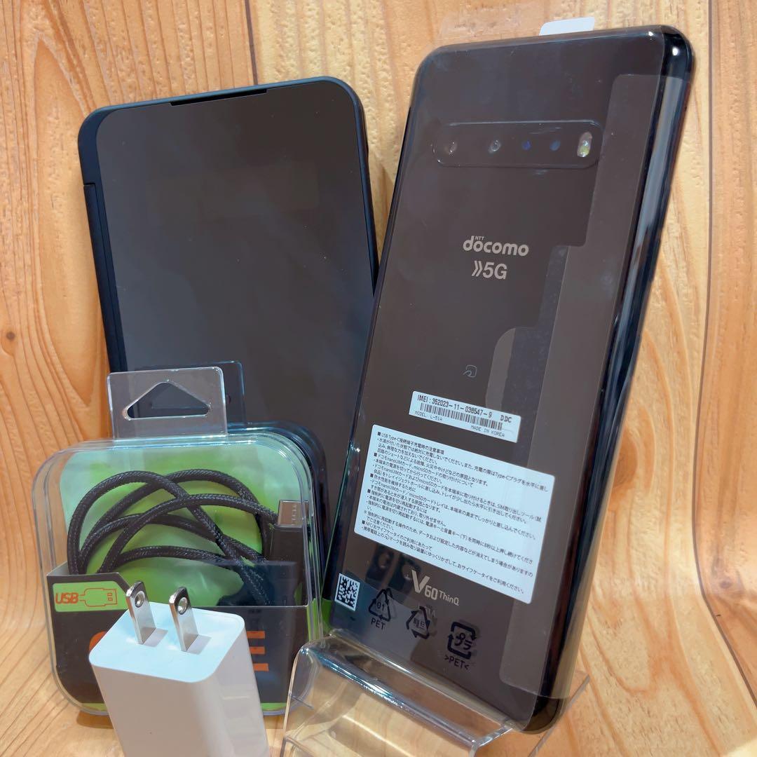 美品 SIMフリー 本体 LG V60 ThinQ 5G 128 GB 032