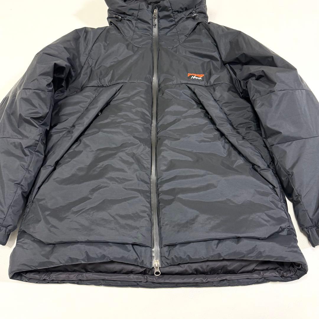 ナンガ イブキ ダウンジャケット アウター フード アウトドア ブラック XL