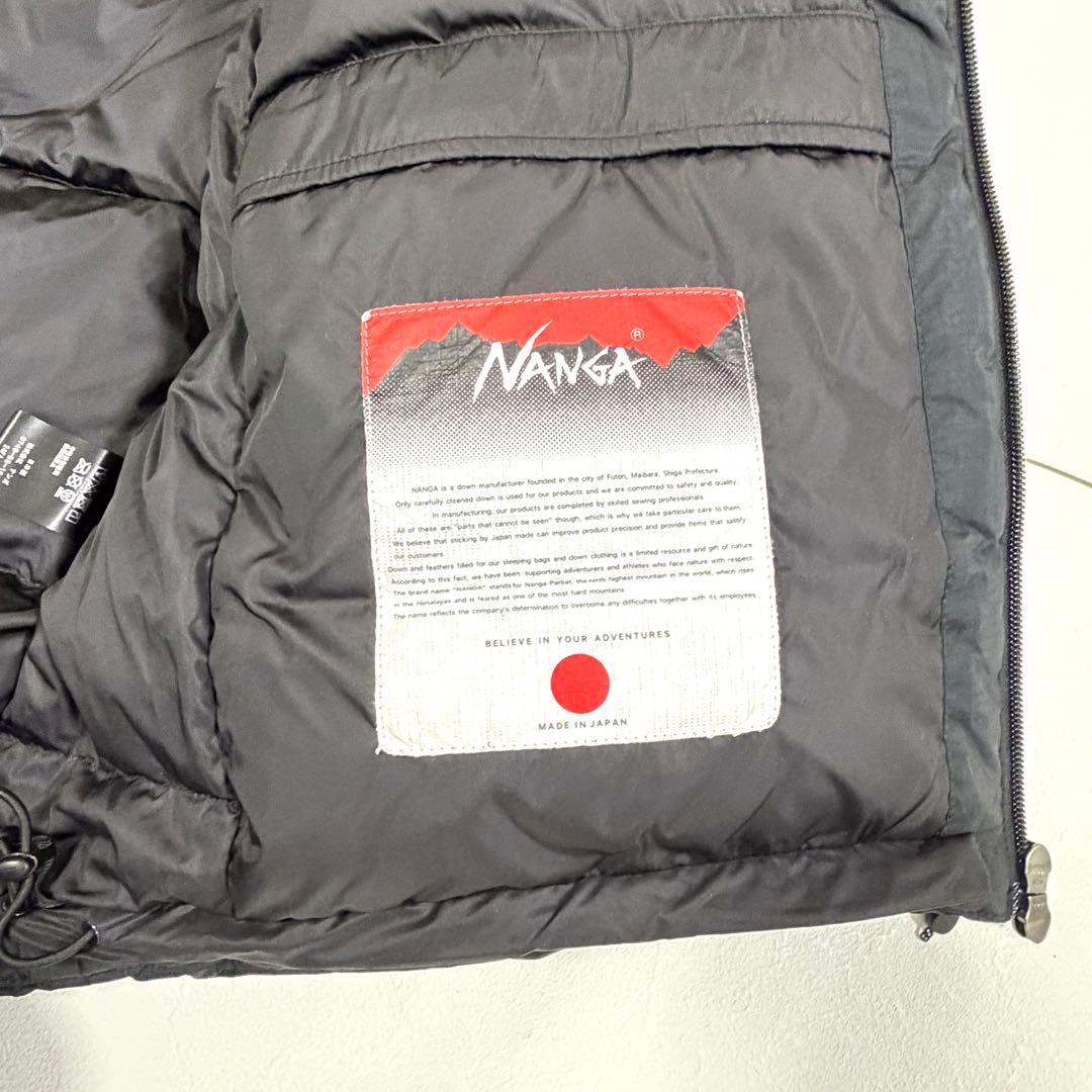ナンガ イブキ ダウンジャケット アウター フード アウトドア ブラック XL