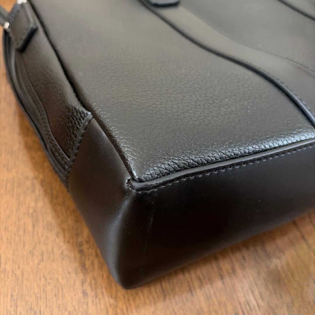 Brooks Brothers 合皮ビジネスバッグ 黒