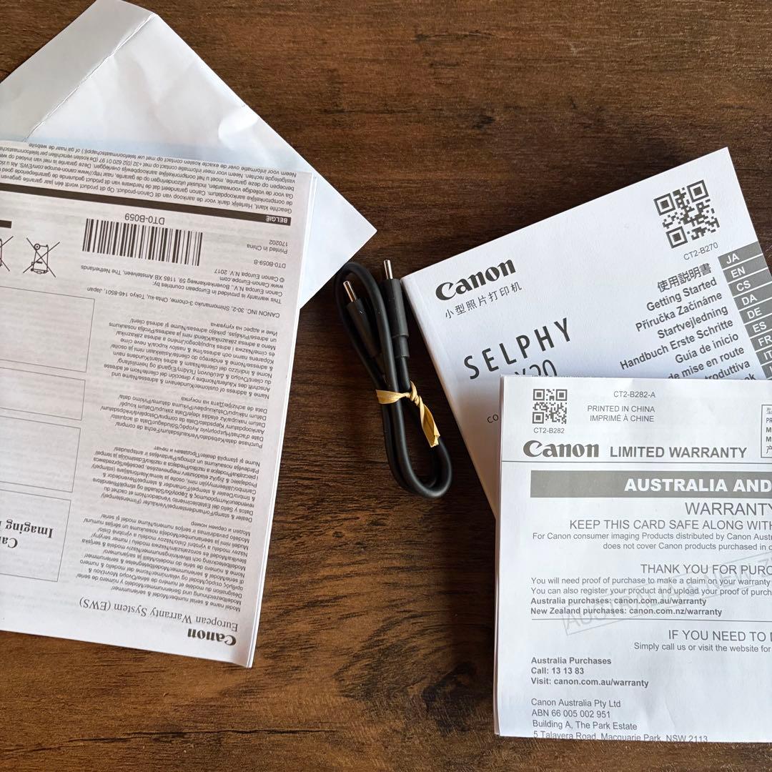 くぅCanon SELPHY QX20 コンパクトフォトプリンター