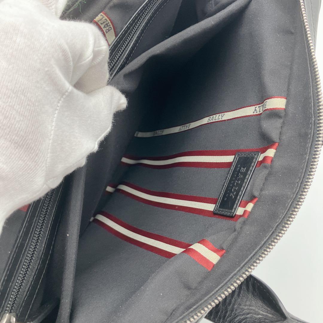 BALLY オールレザー ブリーフケース トレインスポッティング ブラック