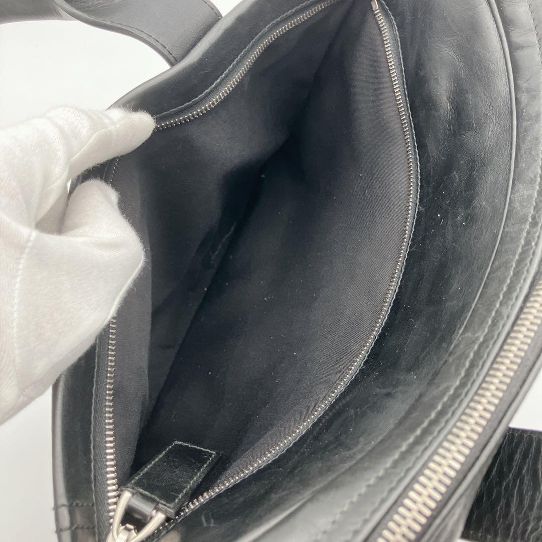 BALLY オールレザー ブリーフケース トレインスポッティング ブラック