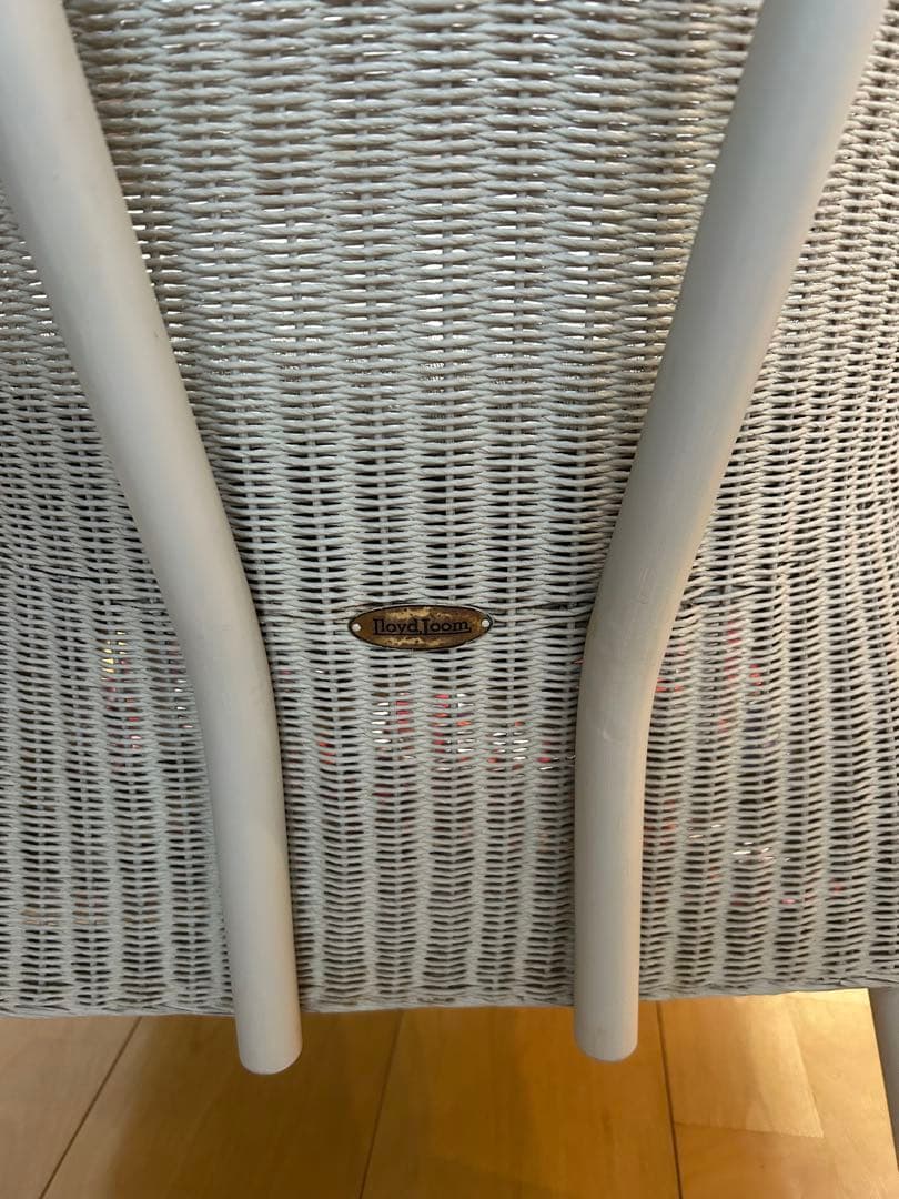 ロイドルーム　アームチェア　No60　LLOYD LOOM ホワイト
