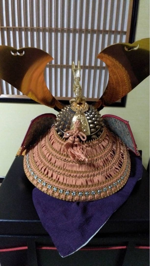 値下げ　兜　五月人形 兜飾り 極上28号 龍玉作