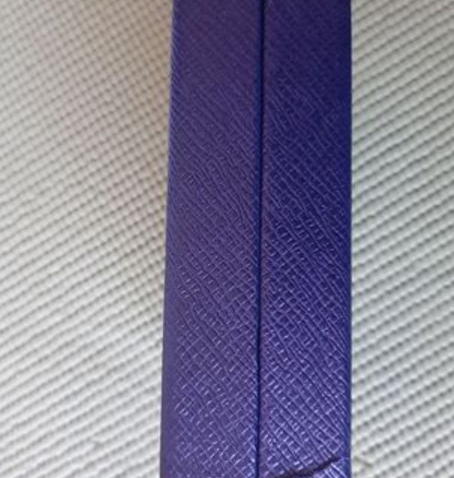 PRADA ブラックレザー名刺入れ(サフィアーノ トライアングル)