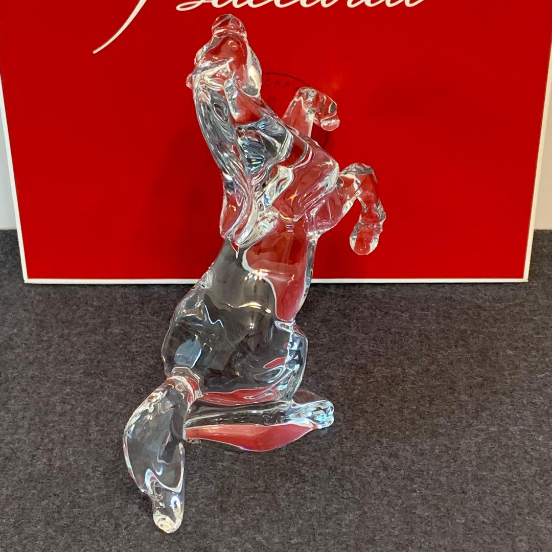 ⭐️mint0329⭐️未使用品⭐️バカラ⭐️馬の彫刻⭐️クリスタル⭐️いななく馬⭐️