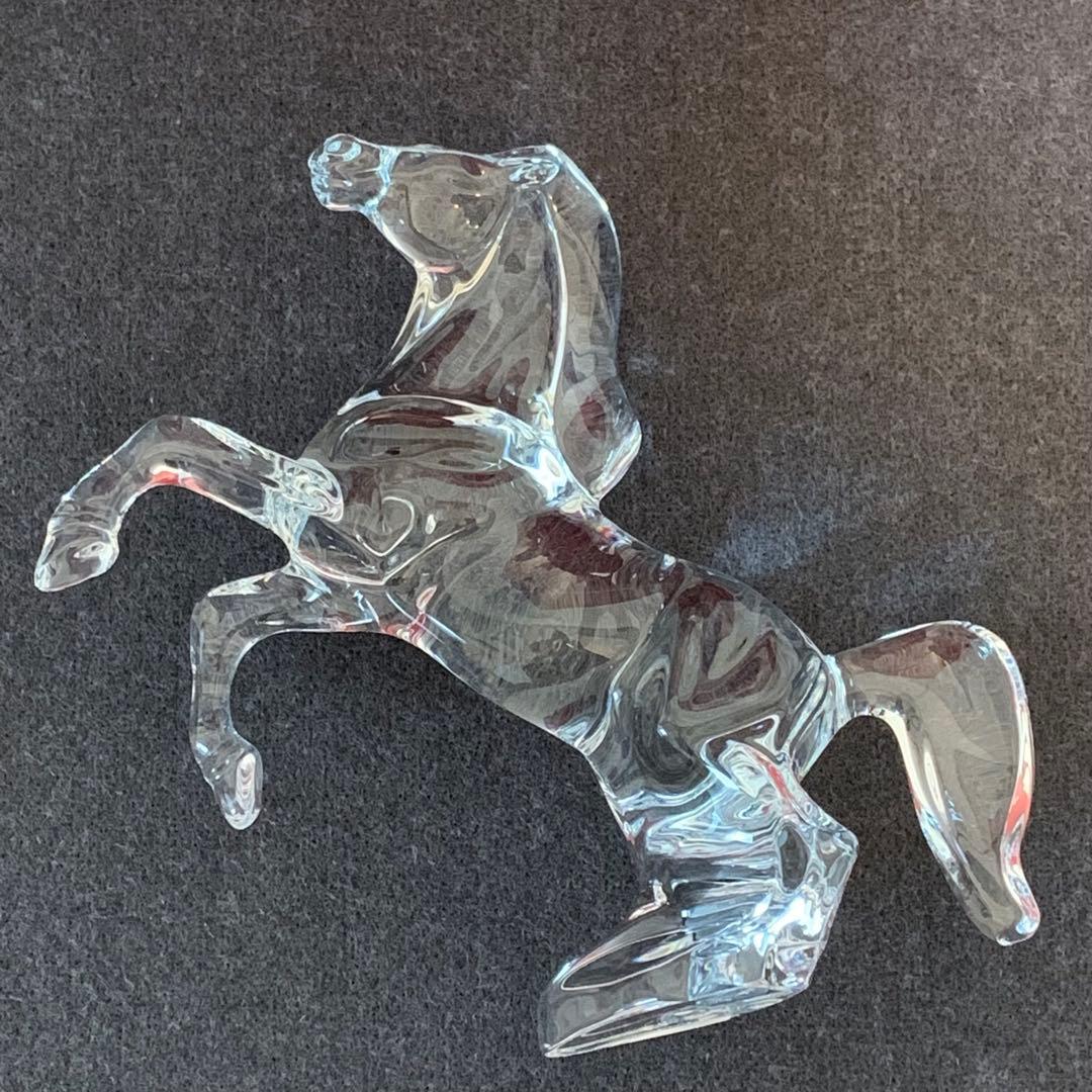 ⭐️mint0329⭐️未使用品⭐️バカラ⭐️馬の彫刻⭐️クリスタル⭐️いななく馬⭐️