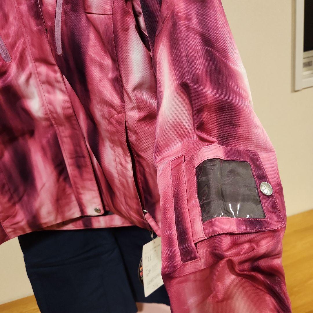 ピンク タイダイ スキーウェア 女性用　LL