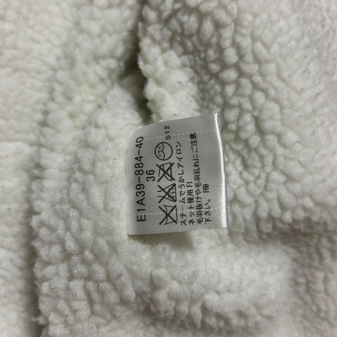 バーバリーブルーレーベル レディース モッズコート ラビットファー ボアライナー