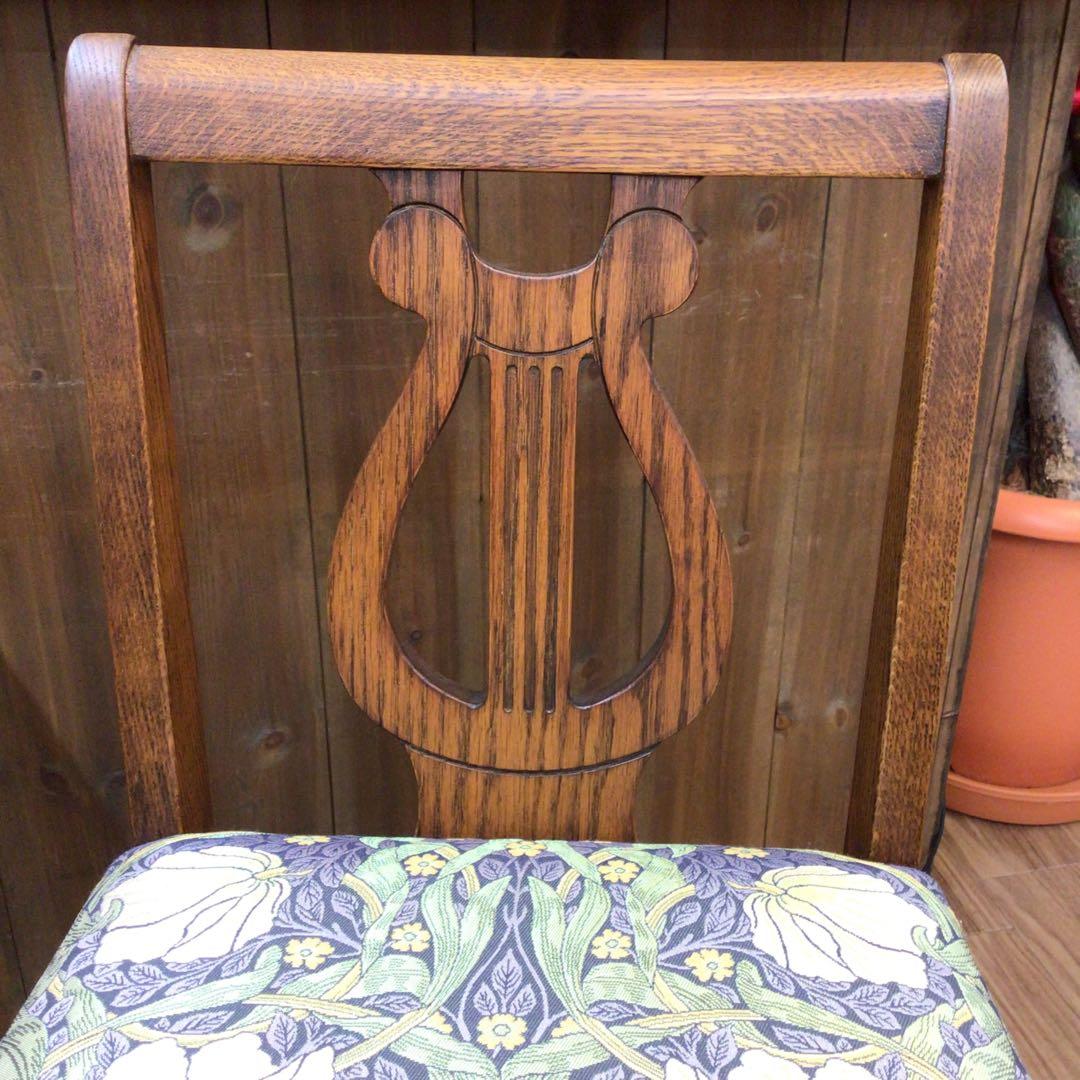 カントリーハウス ブルージュ ダイニングチェア ウィリアムモリスUSED展示品