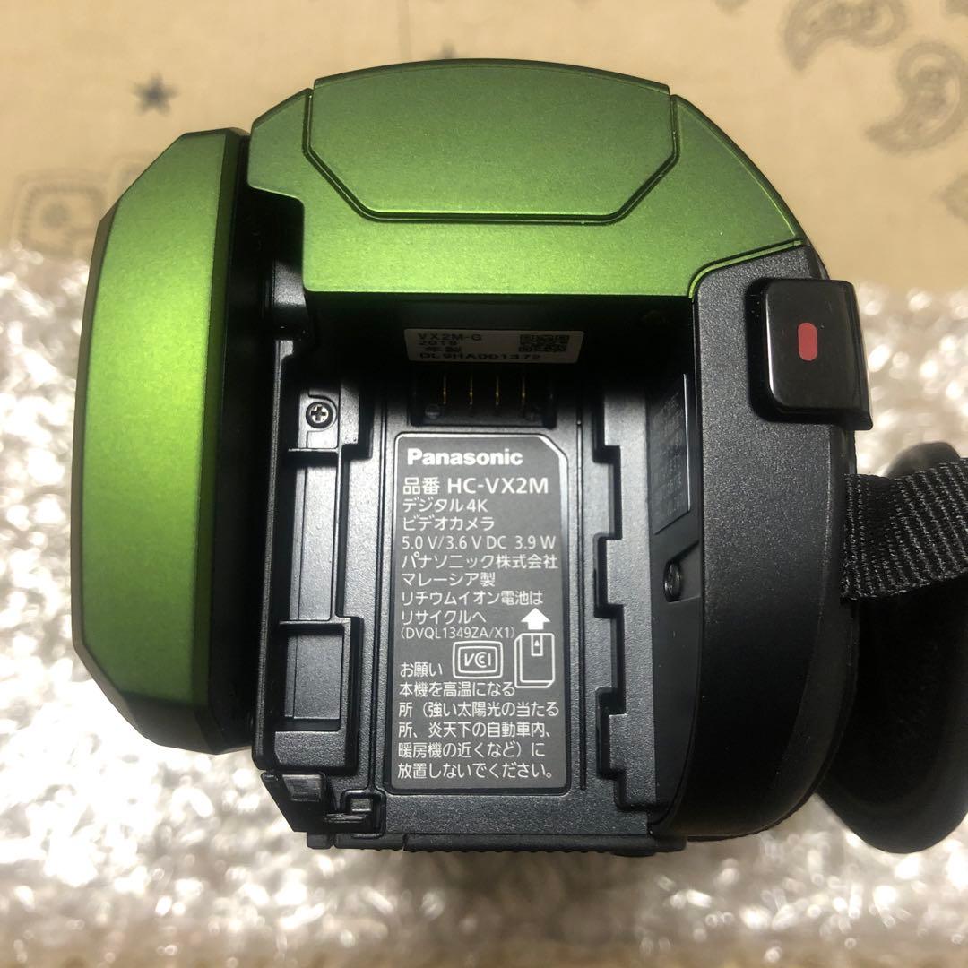 ほぼ新品 Panasonic HC-VX2M 4K Wi-Fi ビデオカメラ