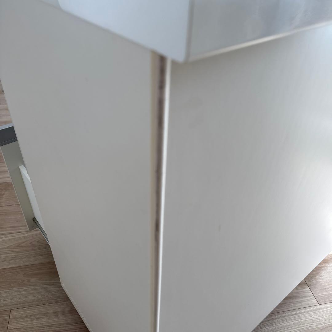 パモウナ◇キッチンカウンター◇食器棚◇幅120cm ホワイト