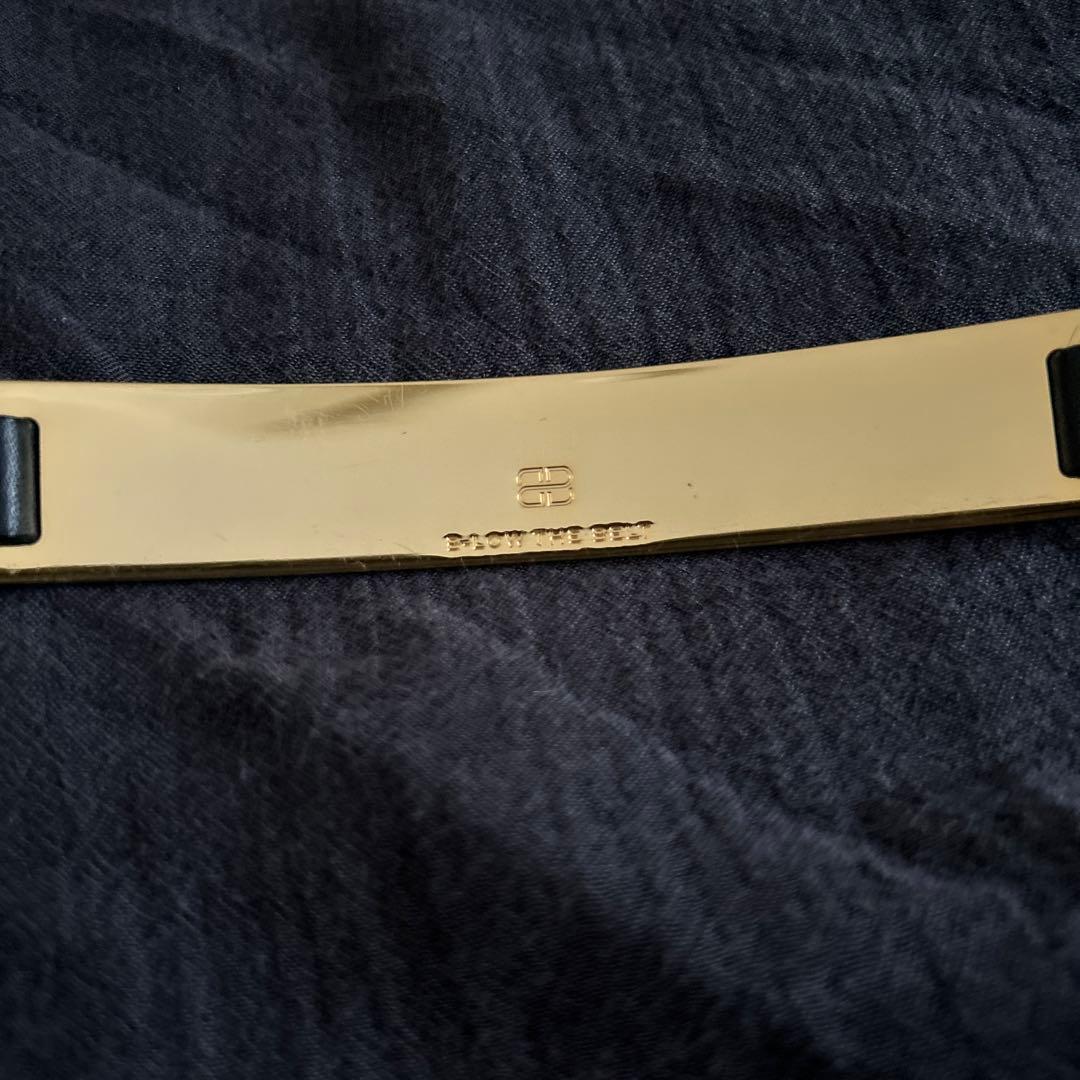 Deuxieme Classe B-LOW THE BELTロングプレートベルト