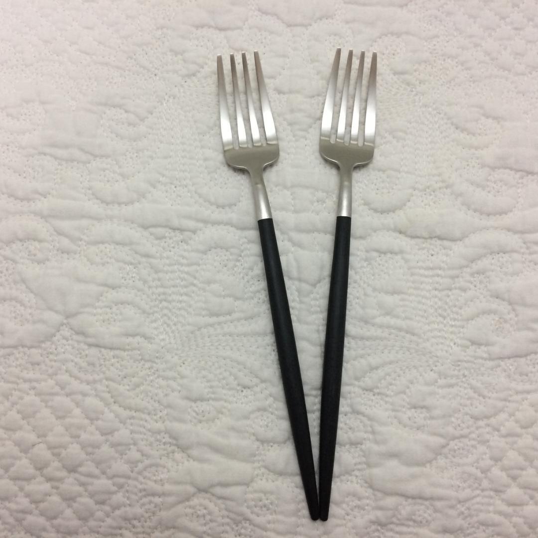 umi　クチポール　GOA　ブラック＆シルバー　デザートK＆F　計５本