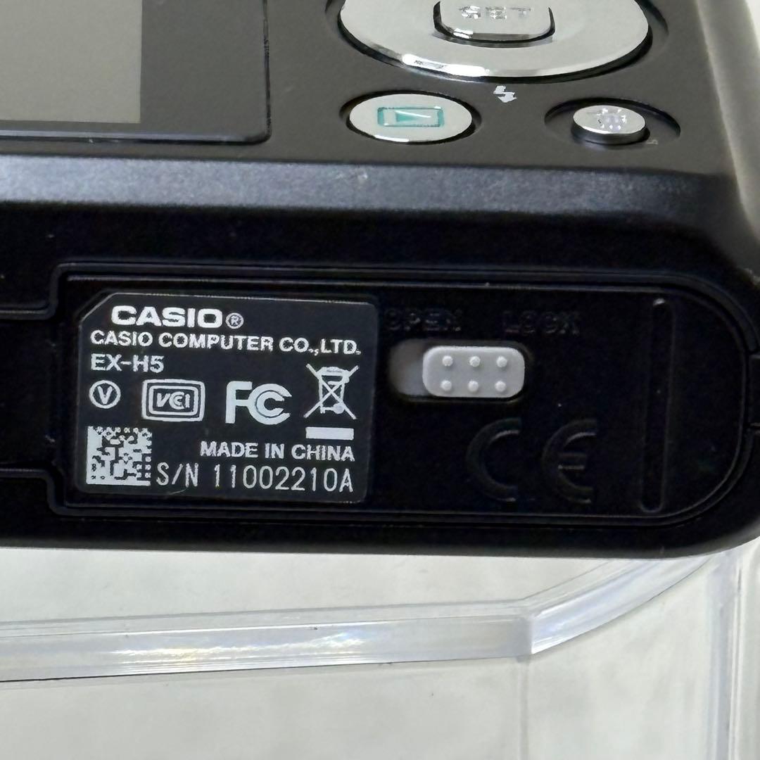 CASIO カメラ　エクシリム　EX-H5 ブラック　黒　コンデジ　動作品