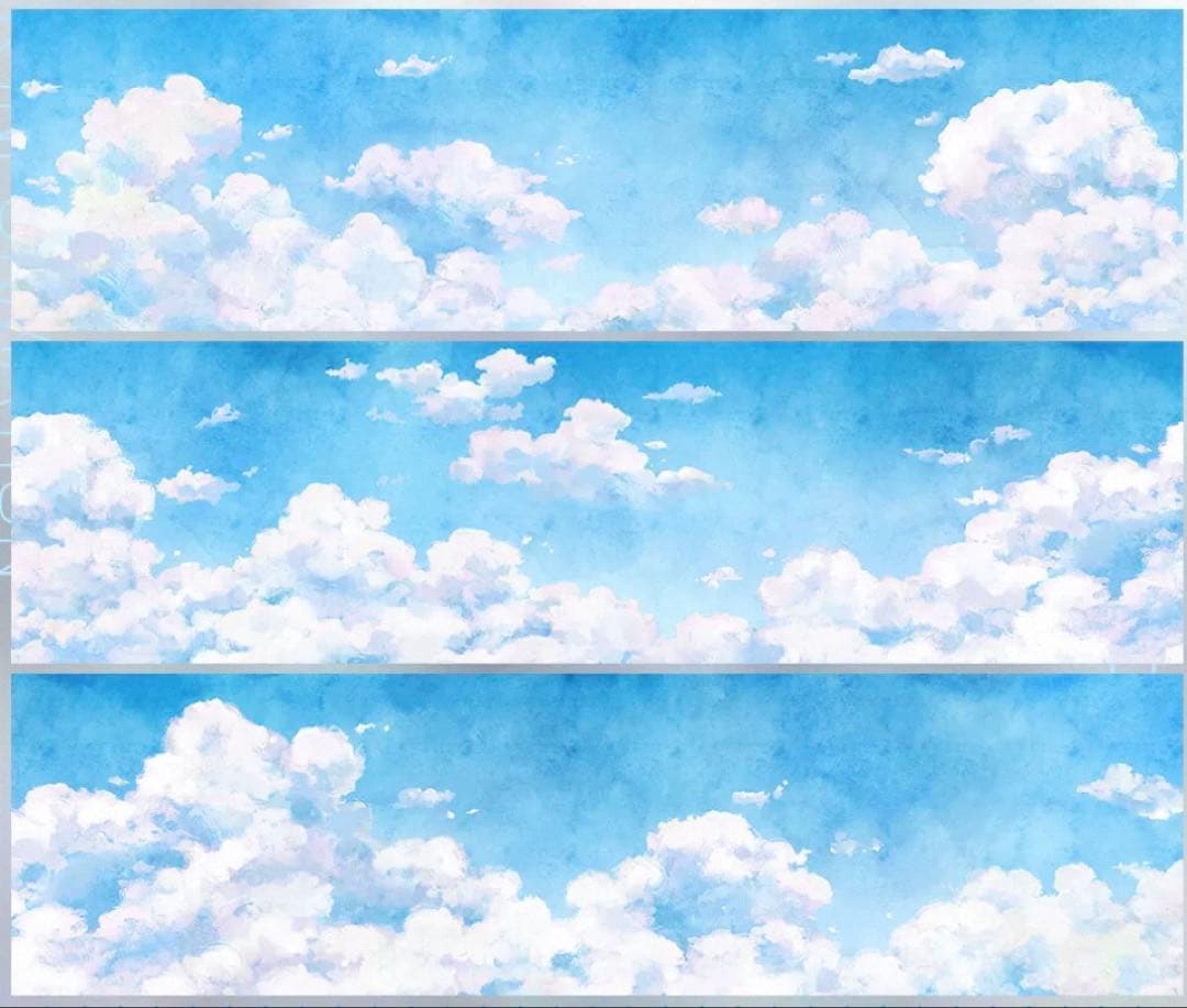 PET 晴空 5.5cm×5m 海外マスキングテープ 青空