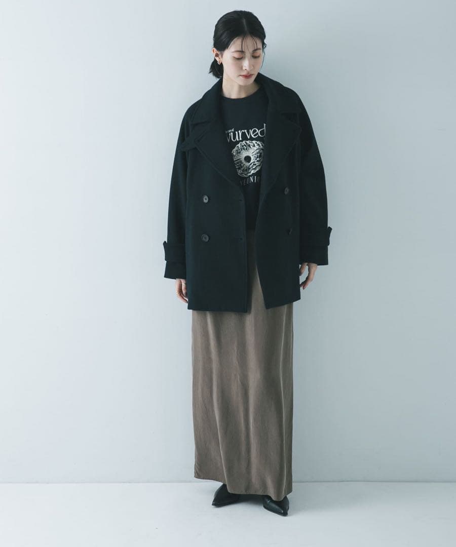 ★新品★URBAN RESEARCH＊スーパー100メルトンPコート2025AW