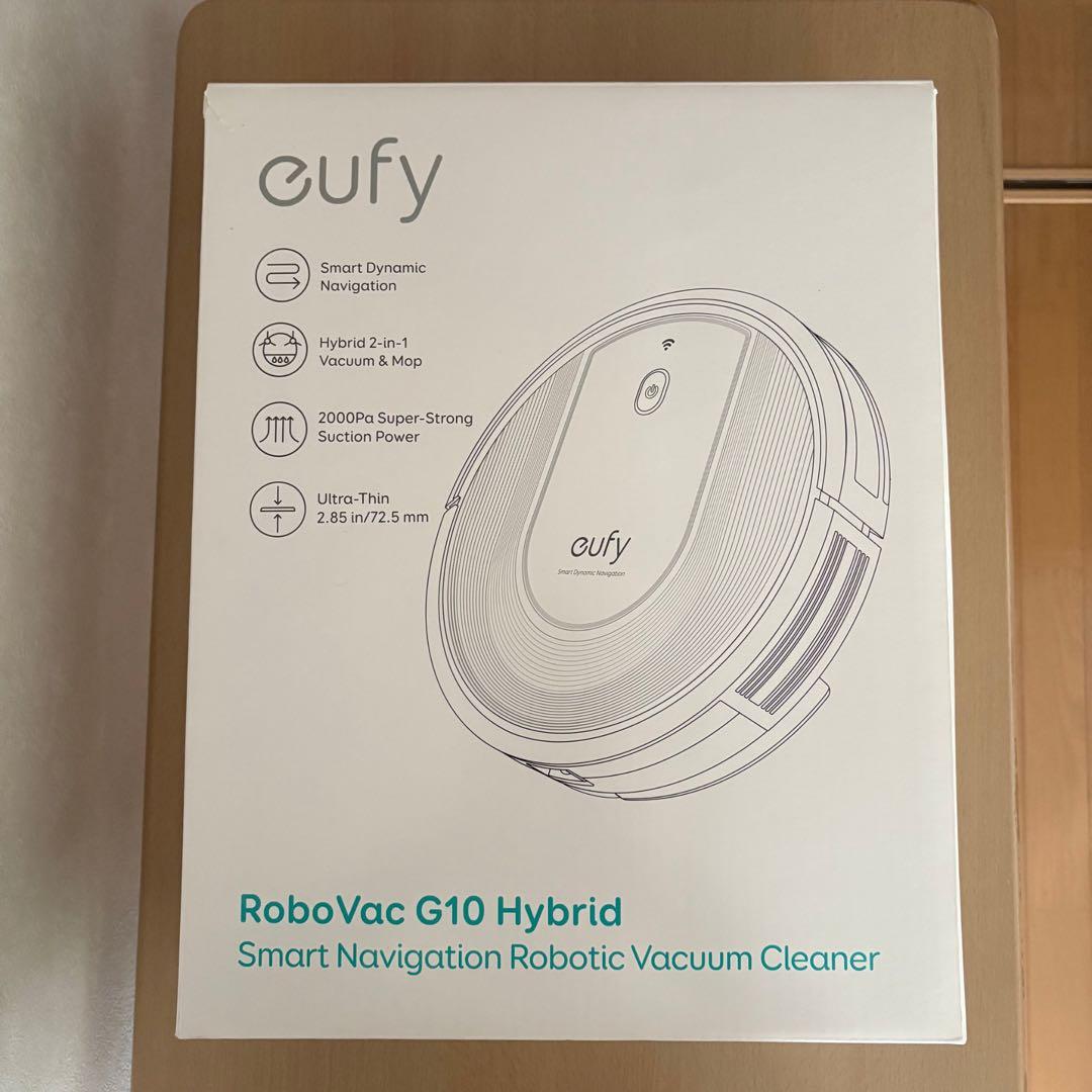 【美品】Eufy G10 Hybrid 水拭き対応ロボット掃除機