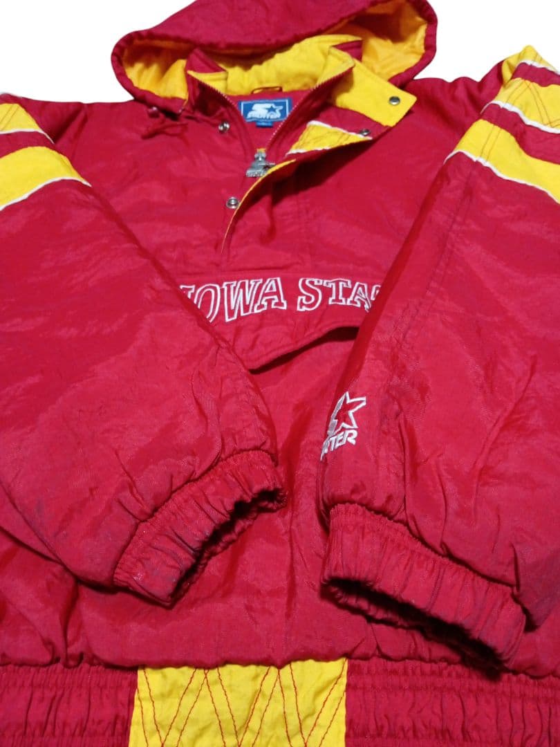 90s STARER 　アイオワステートサイクロンズ　 プルオーバージャケット