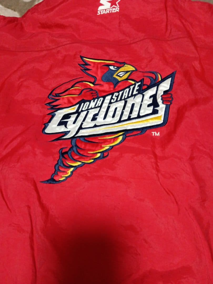 90s STARER 　アイオワステートサイクロンズ　 プルオーバージャケット