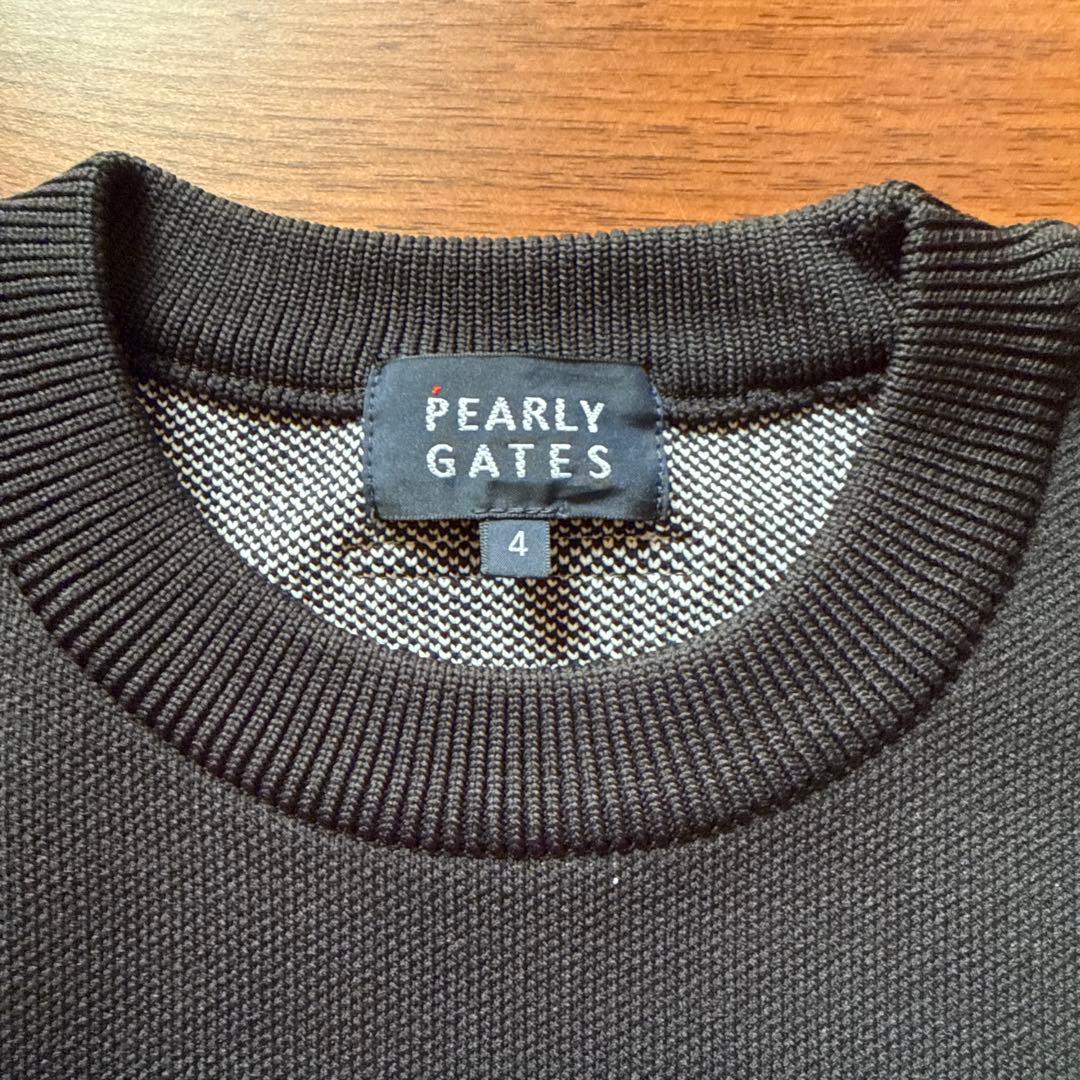 PEARLY GATES ブラック セーター パーリーゲイツ　ゴルフウェア