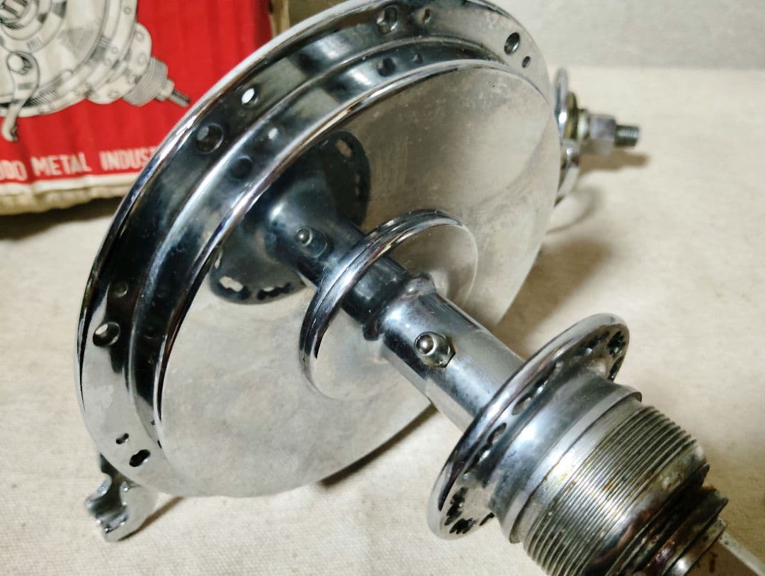 稀少新品 大淀金属 ハブブレーキセット グリスニップル 60年代 実用車