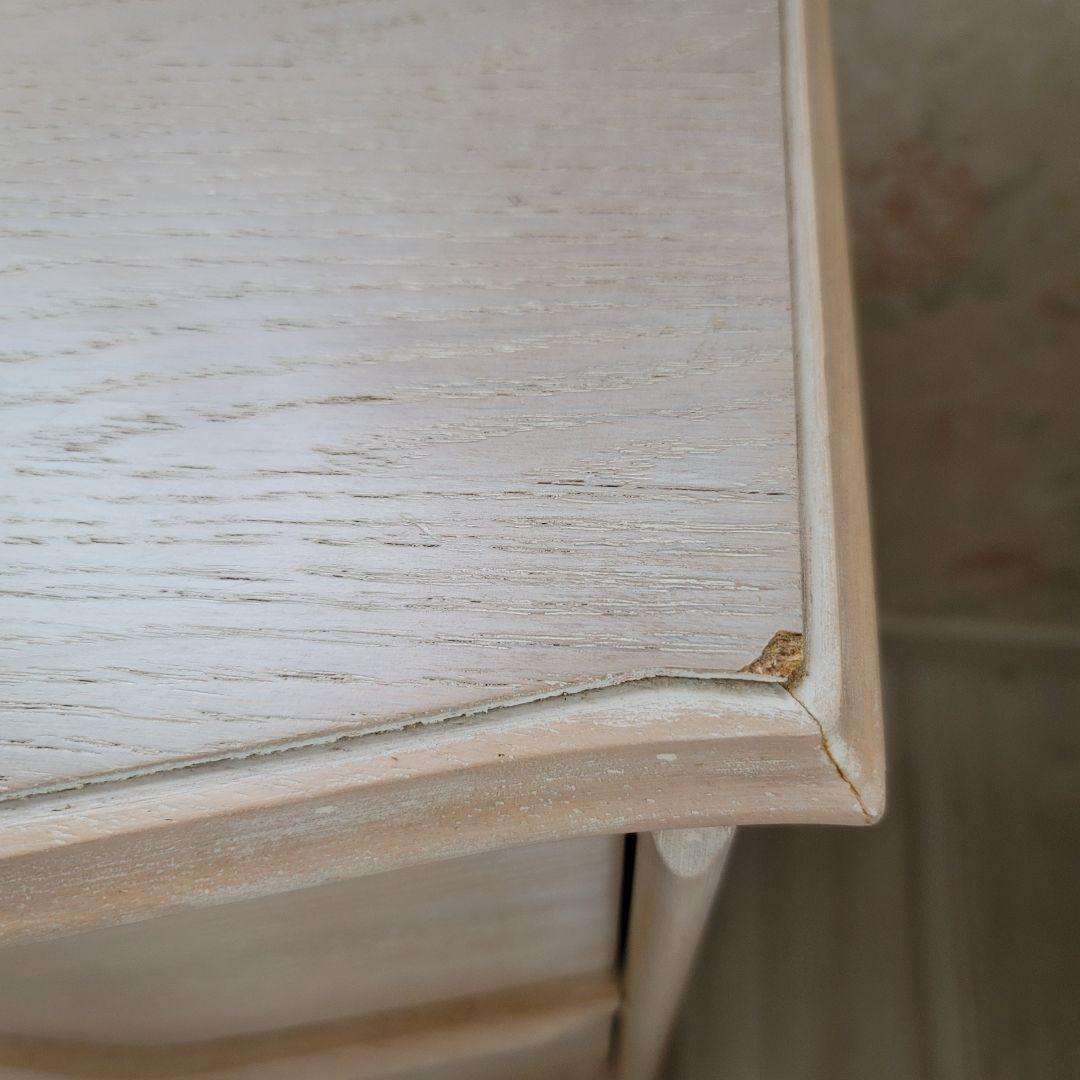 ロココ調　ピンクベージュ　猫足チェスト　引き出し　姫系　タンス　家具