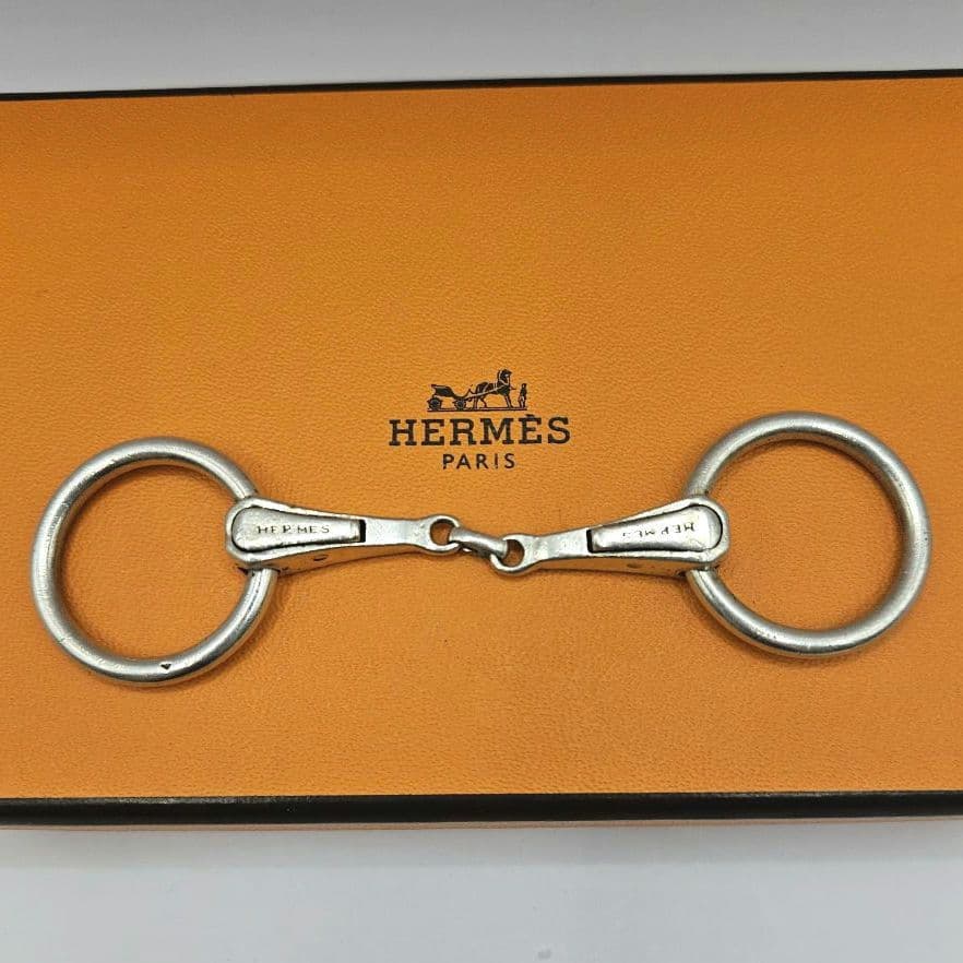 【Vintage】HERMES ホースビット キーリング