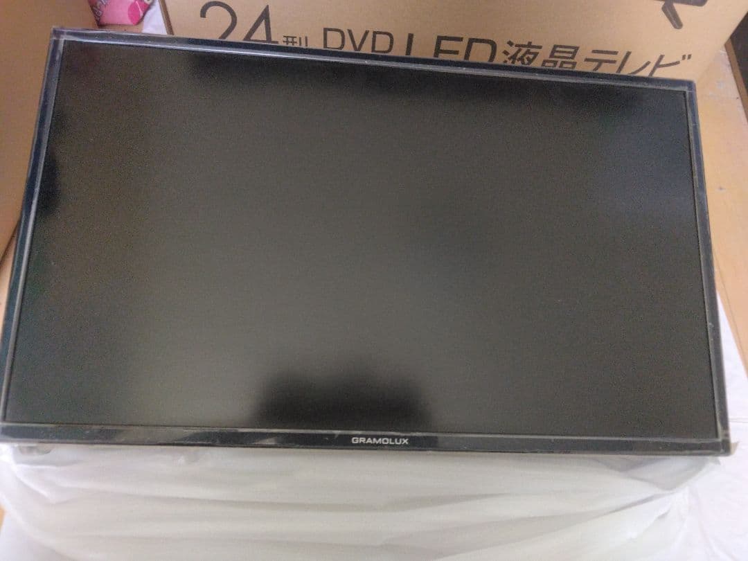 A184 [10/17迄・中古]　GRAMO 24型 DVD内蔵LED液晶テレビ