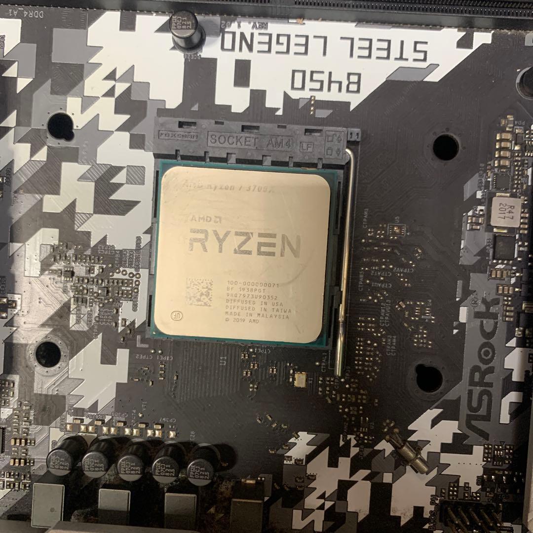 ASRock Steel Legend AM4 マザーボード　AMD 3700x