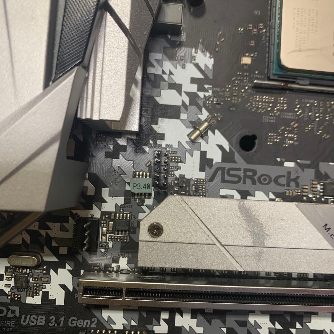 ASRock Steel Legend AM4 マザーボード　AMD 3700x