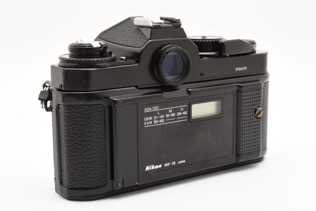 【動作品】 Nikon ニコン FE2 ブラック ボディ フィルム一眼レフ