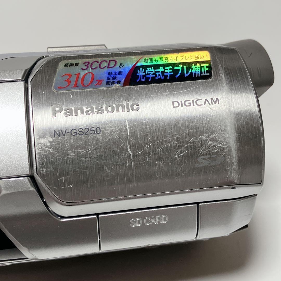 Panasonic NV-GS250 ビデオカメラ miniDVのダビング用に！