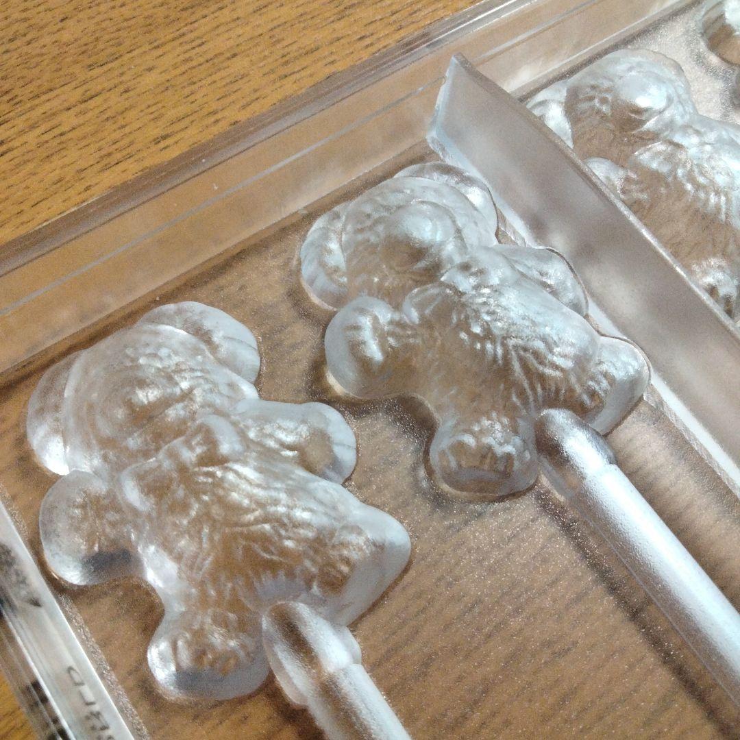 チョコレートワールド社 ロリポップテディーベア チョコレートモールド2枚セット