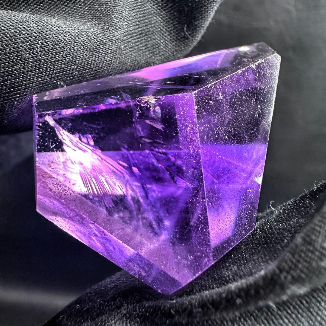 高品質❗アメジスト☆レインボー☆2点セットパワーストーン 置物 天然石A1253