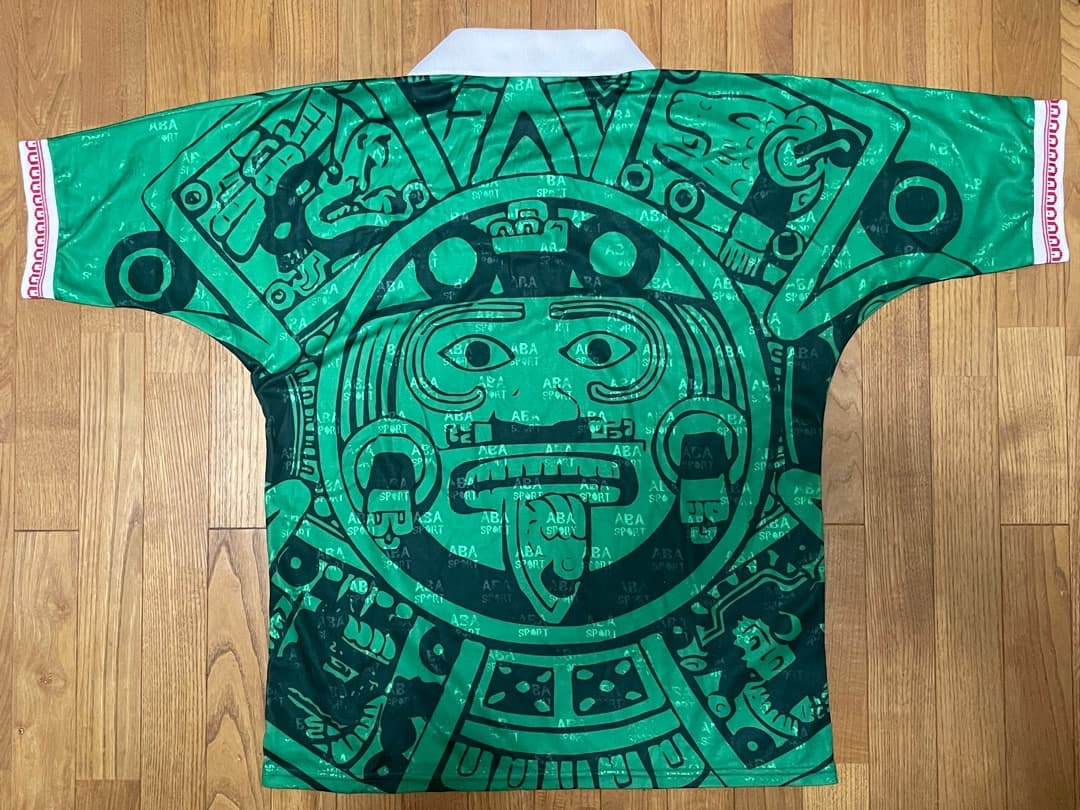 ABA SPORT メキシコ代表 シャツ アステカ模様　1996/1997モデル