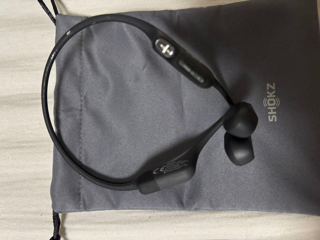 SHOKZ 骨伝導ワイヤレスイヤホン ブラック
