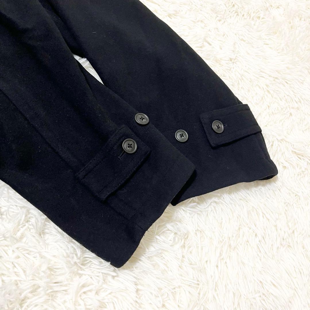 ✨新品タグ付✨ユニクロ+J ウールオーバーサイズダッフルコート ブラック XL