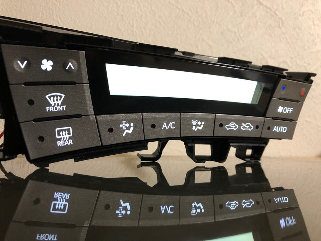 ZVW30 プリウス　後期　エアコンパネル　エアコンスイッチ　LED打ち替え 5