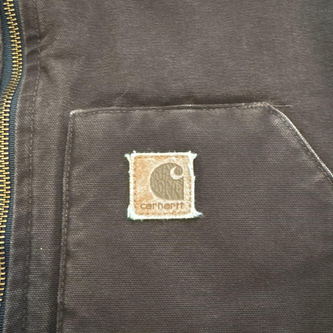 Carhartt ダックベスト ブラウン Mサイズ