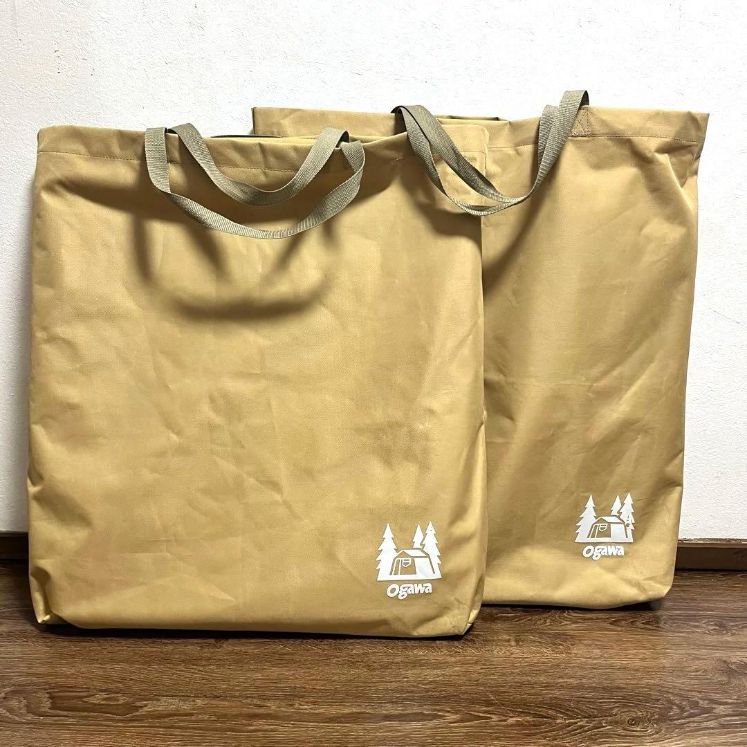 美品 ogawaアウトドアチェア リクライニング オガワ ローチェア 2脚