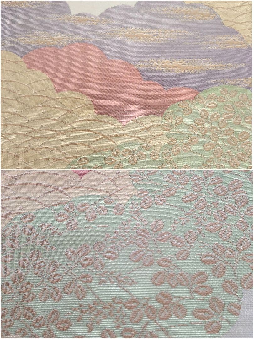 634　半額セール　正絹　鈴乃屋誂え　未使用品　付下げ訪問着　４点フルセット