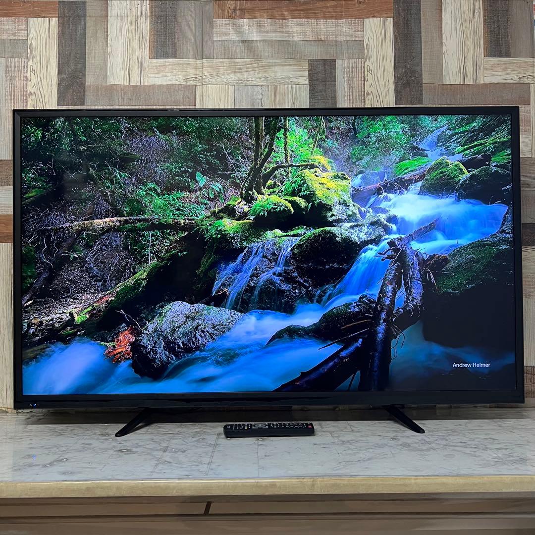 即日受渡❣️全国送料込ユニテク55型4K液晶テレビ外付けHDD録画可